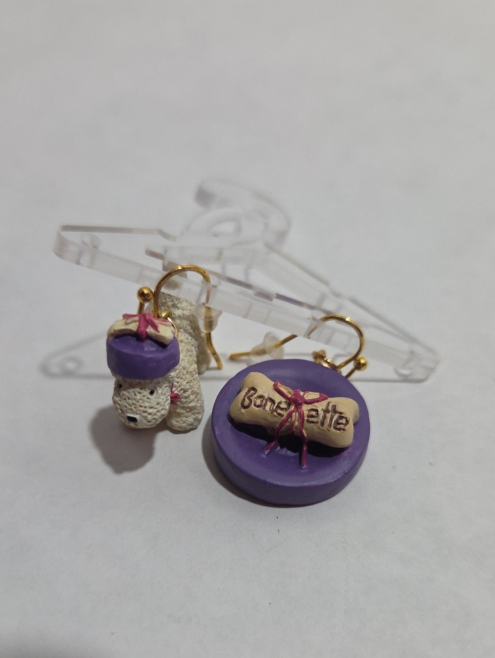 North American Bear Company Muffy Bonnette Dangle Earrings